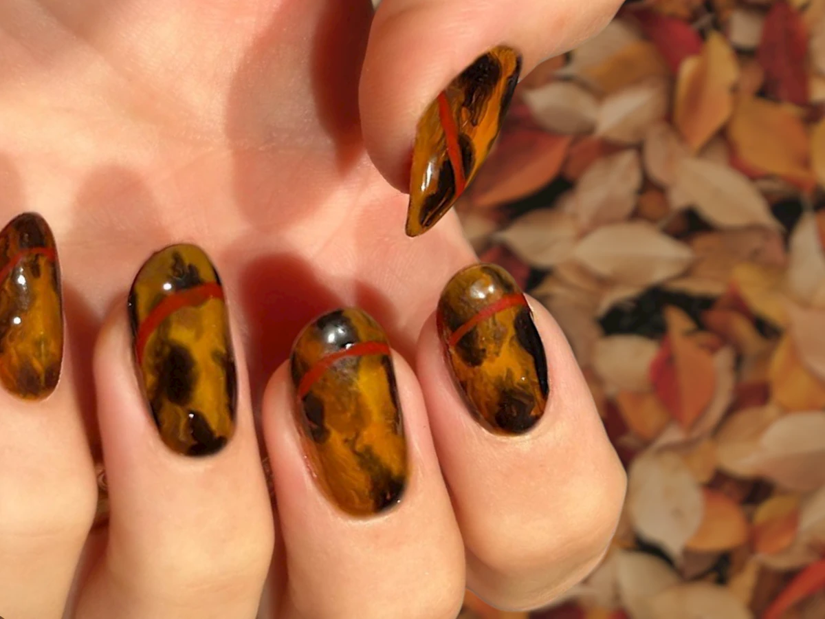 tortoise shell nail designs