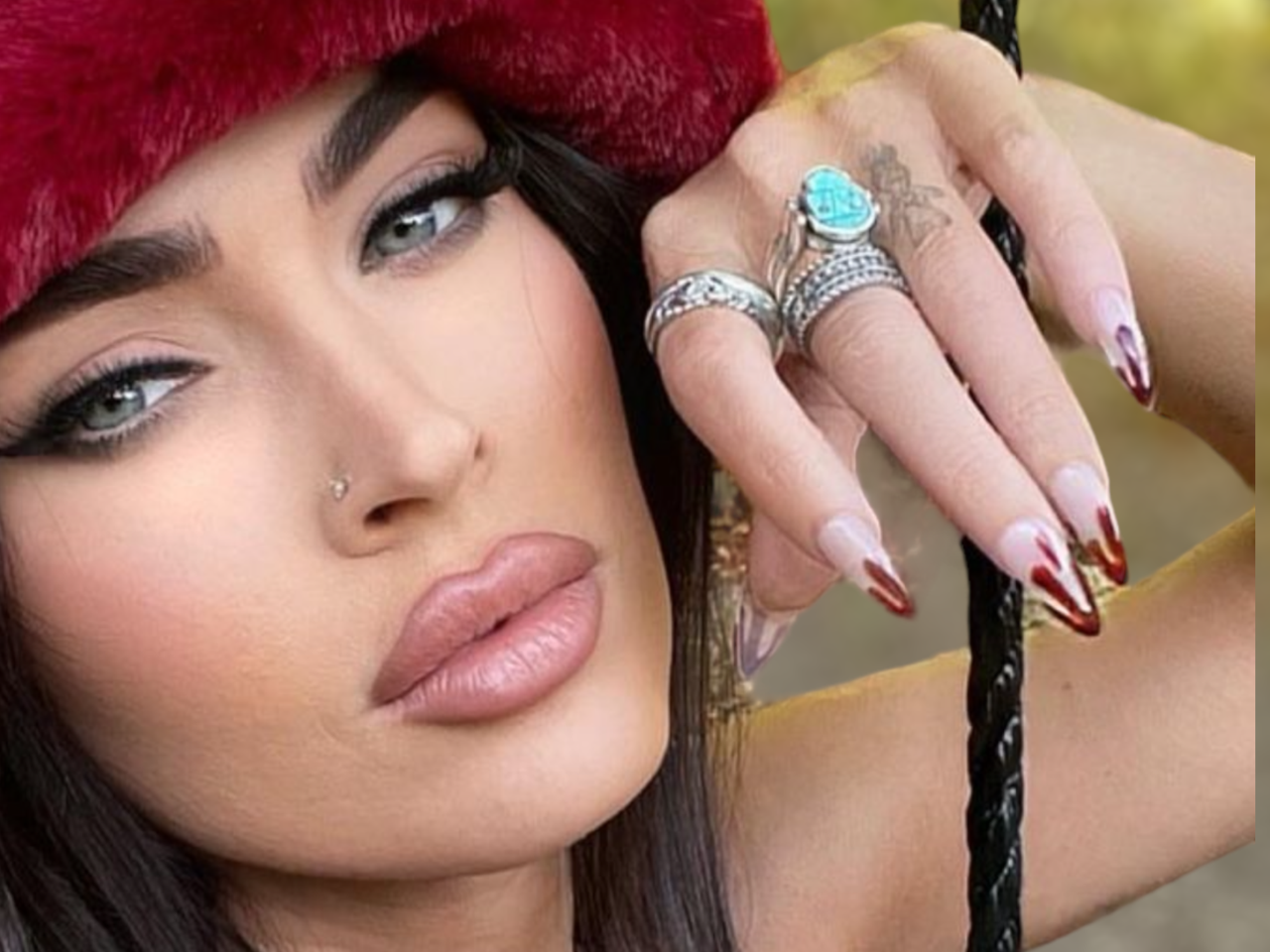Megan Fox Shared Her Halloween Nails on Instagram Nailpro