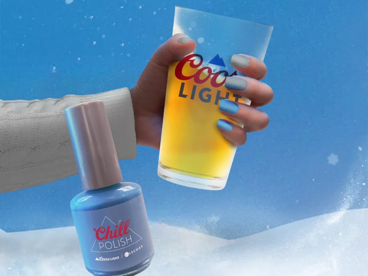 Coors Light Nail Polish Tells You When Your Beer is Cold | Nailpro