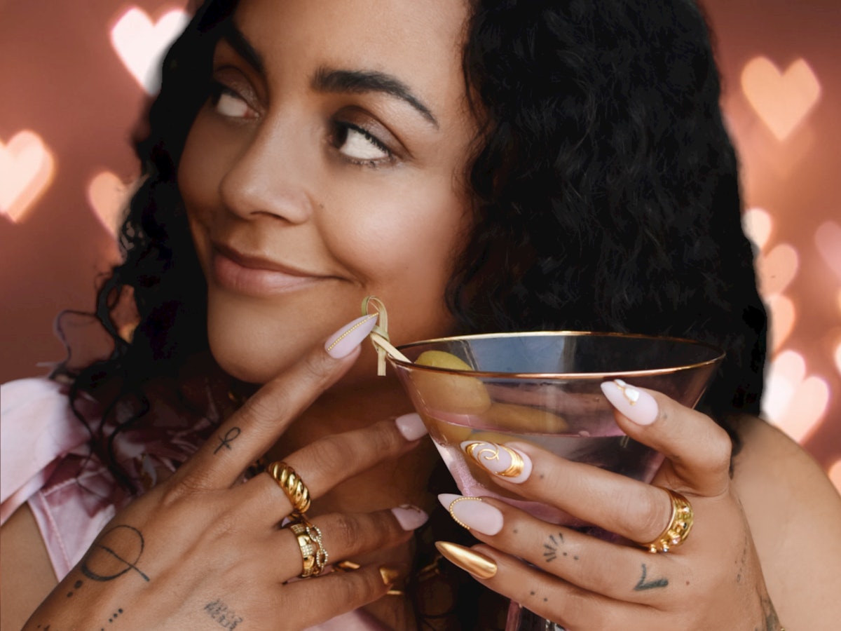 Recreate the Pink Holiday Nails on Our November/December Cover Nailpro