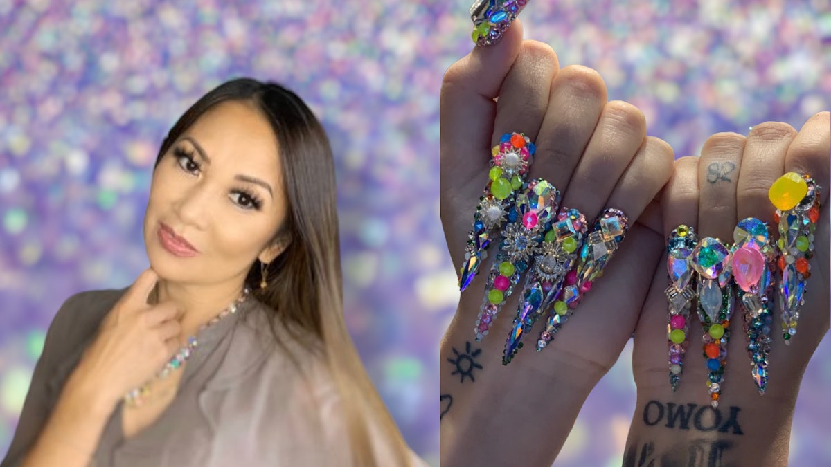 Cardi B'S Manicurist Jenny Bui On How To Apply Nail Gems | Nailpro