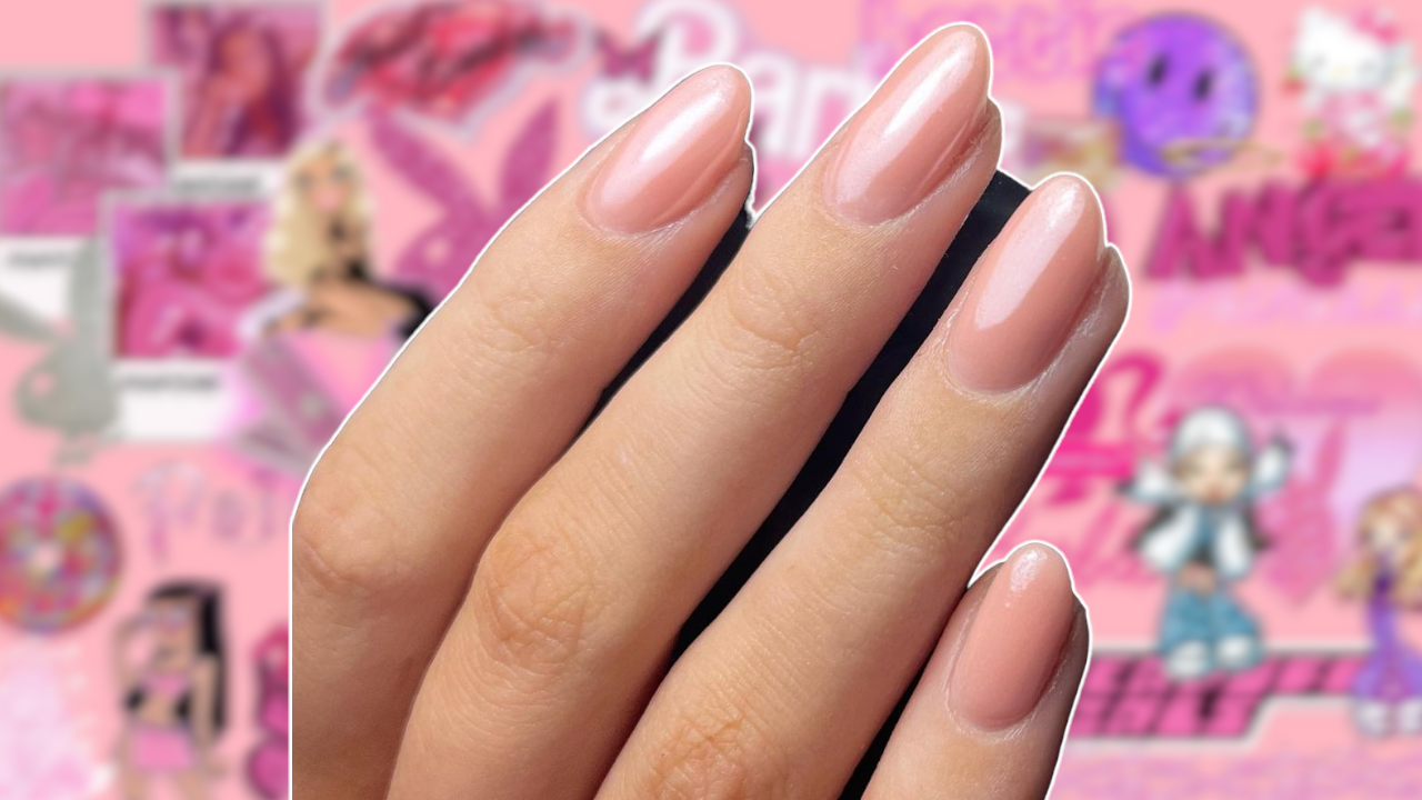 Purple Lips Gloss Press On Nails Medium Almond Elegant Style | NOUMAY  LIMITED