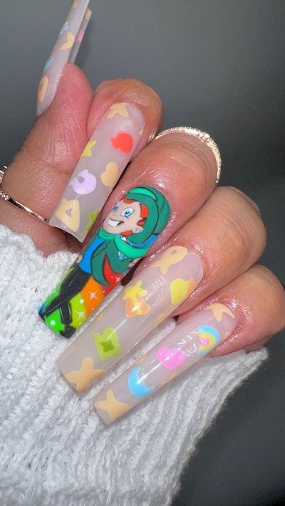lucky nail designs