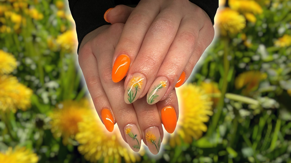 30 Spring Nails That We Are Obsessed With : Jewel Floral Nails