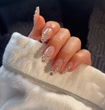 How-To: Sydney Sweeney's Bejeweled Nails
