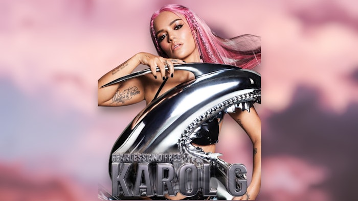 Manicurist Emi Kudo styled Karol G's nails for the Rolling Stone cover.