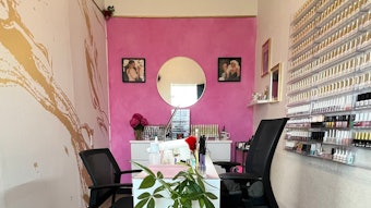 Step inside Reina Santos' nail suite ReireishNailArt in Sunsui, CA.